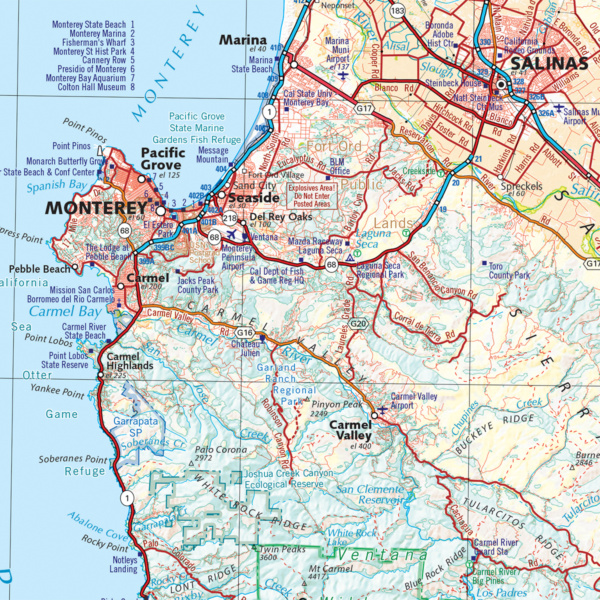 California Road & Recreation Atlas - Benchmark Maps