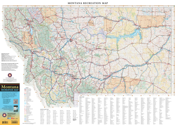 Montana Recreation Map