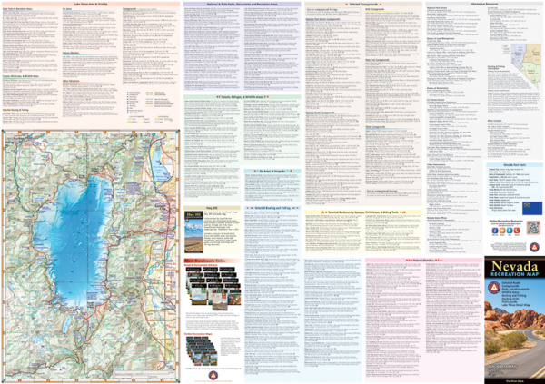 Nevada Recreation Map