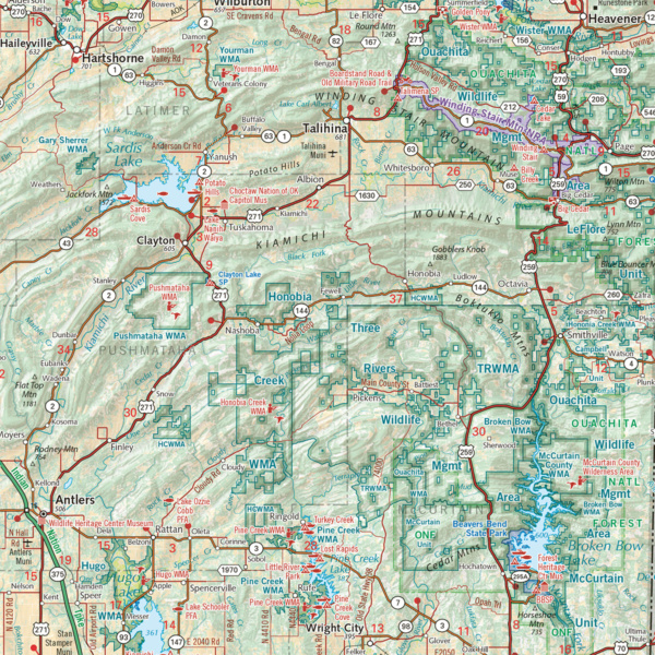 Oklahoma Recreation Map - Image 4