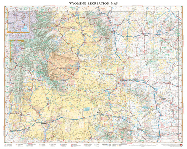 Wyoming Recreation Map - Image 2