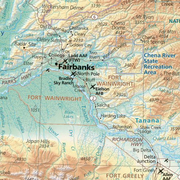 Alaska, The Last Frontier Wall Map - Image 4